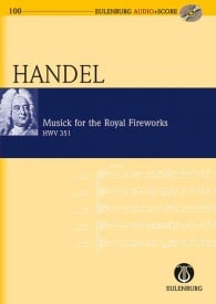 Handel: Musick for the Royal Fireworks HWV 351 (Study Score + CD) published by Eulenburg